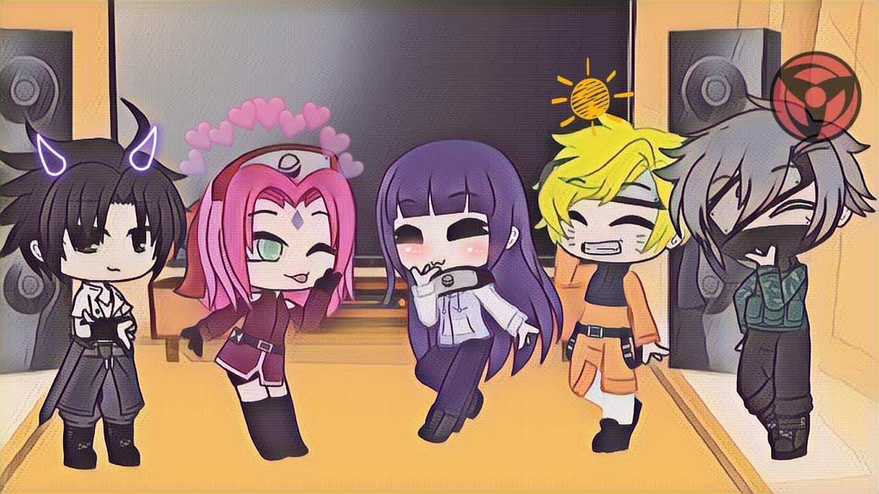El equipo 7 + Hinata reaccióna al rap de kakashi//Gacha club//