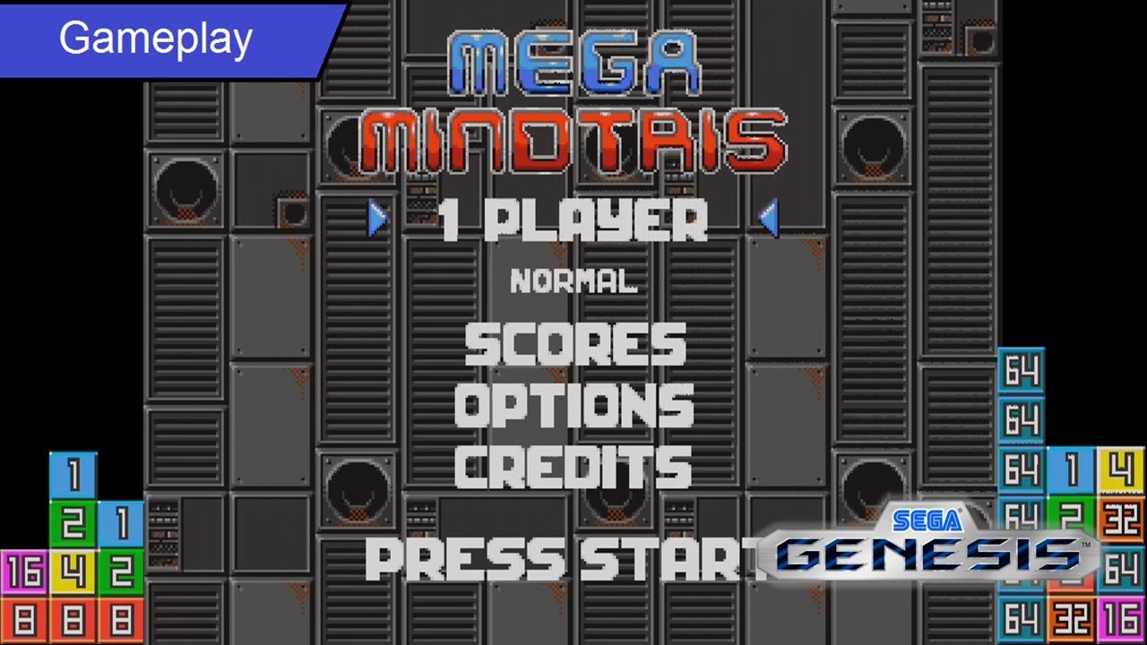 Mega mindtris (Genesis) [Gameplay]