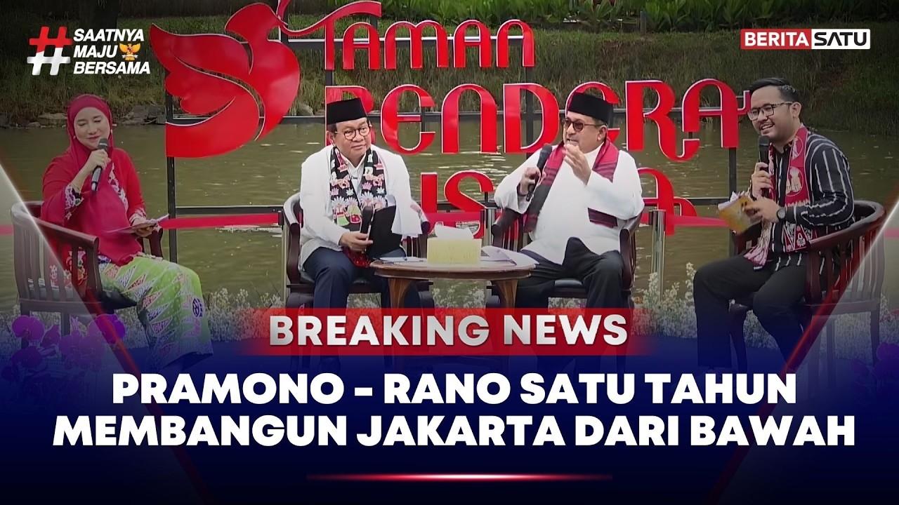 🔴 Breaking News | Pramono - Rano Satu Tahun Membangun Jakarta dari Bawah