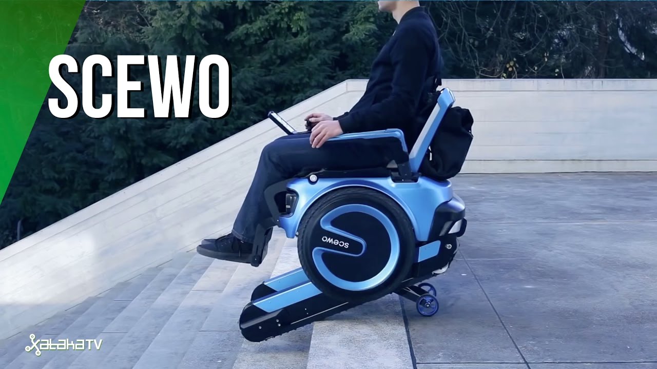 Scewo, la silla de ruedas que sube escaleras