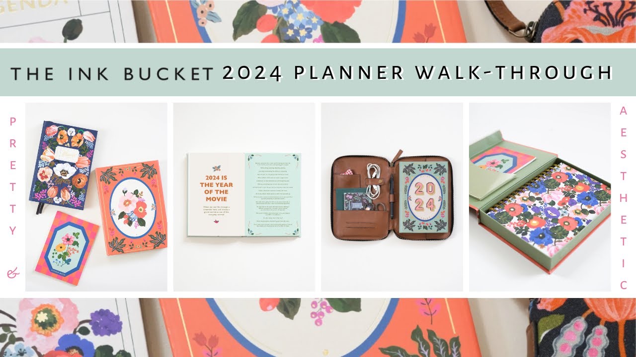 The Ink Bucket 2024 Planner Collection Walk-Through | 2024 Planner India | Sanjana Raj