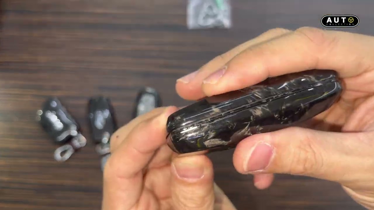 Forged carbon fiber remote key case for FORD and Jeep 2018 - 2024