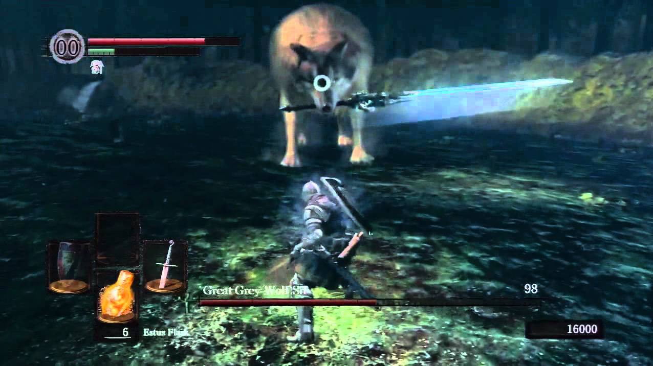 Dark Souls Boss Guide - Great Grey Wolf Sif