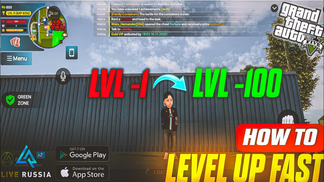 🔥 How to Level Up Fast!? in Live Russia 