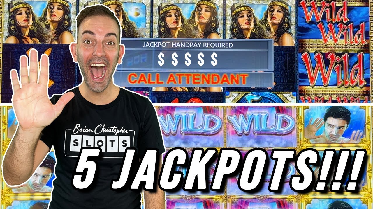 YOU MUST PLAY THIS GAME @ $100 A SPIN ➙ 5 JACKPOTS!