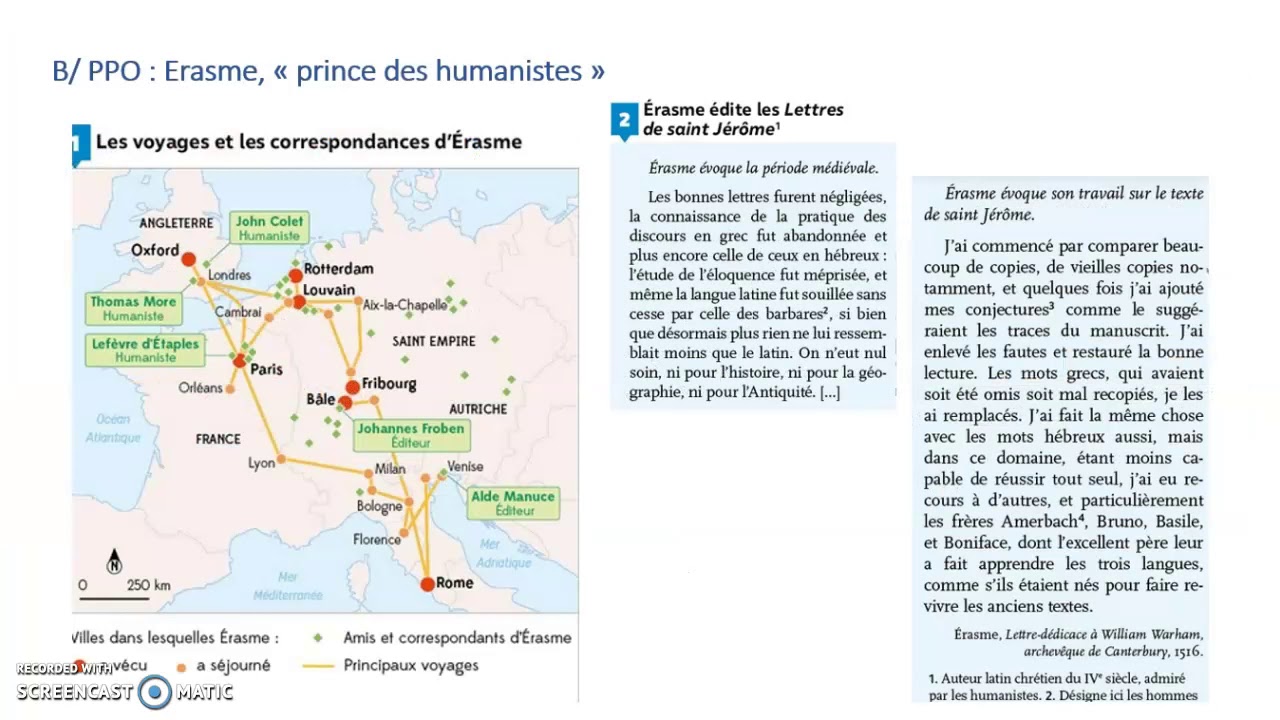 Histoire 2nde Chapitre 2 Renaissance, humanisme et r&eacute;formes religieuses I