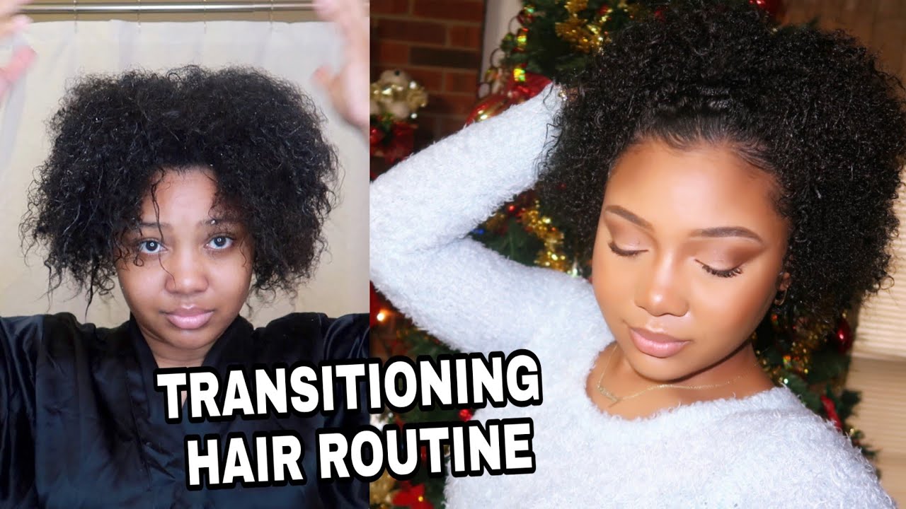 My Wash Day Routine on TRANISITIOING HAIR + Easy Hairstyle!