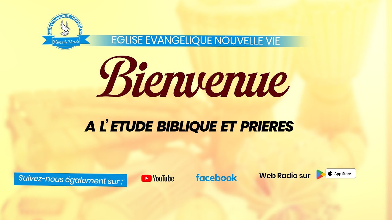 ETUDE BIBLIQUE DU 29 JANVIER 2026 EENV LOME-TOGO