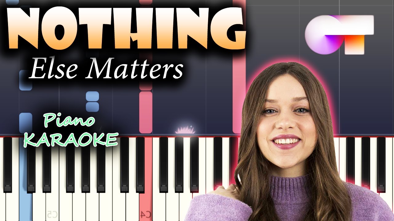 Eva - Nothing Else Matters | KARAOKE Piano / Tutorial / Cover | OT 2020
