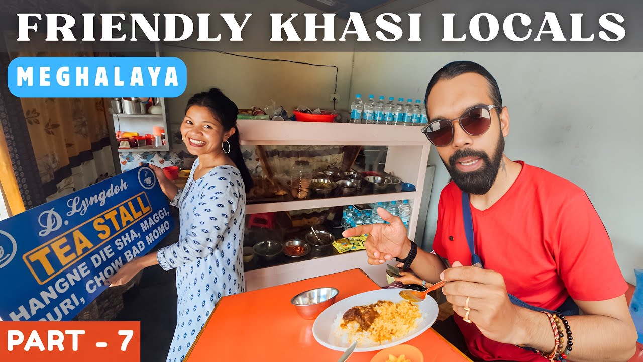 This Place Should Not Be Missed In Meghalaya | Trying Local Food And Friendly Khasi Women 