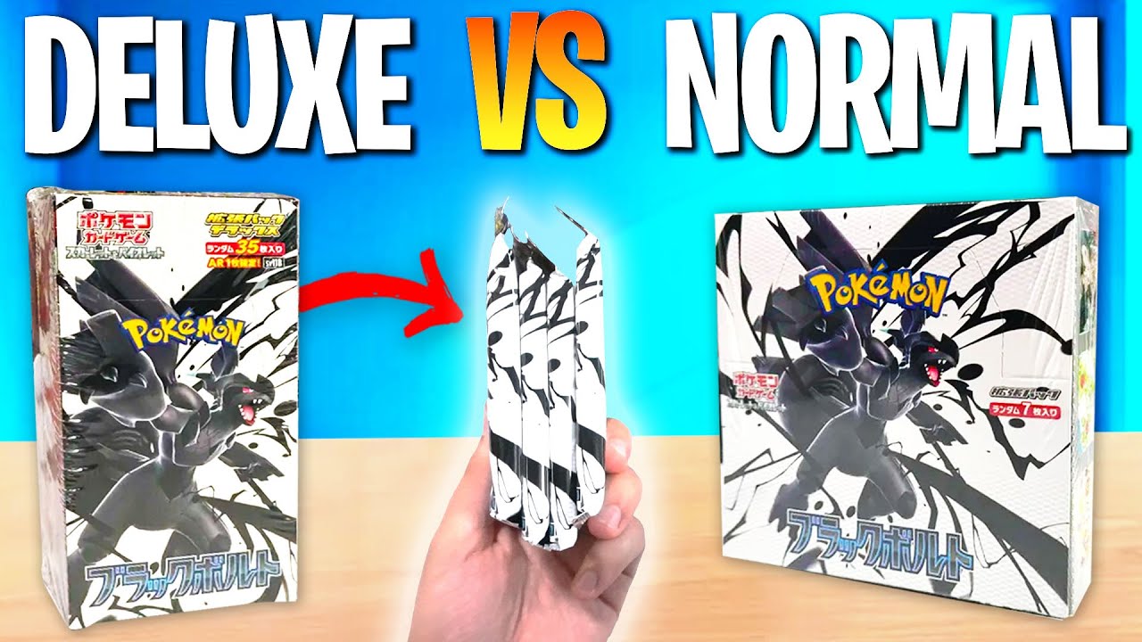 Deluxe Pokémon Packs VS Normal Pokémon Packs