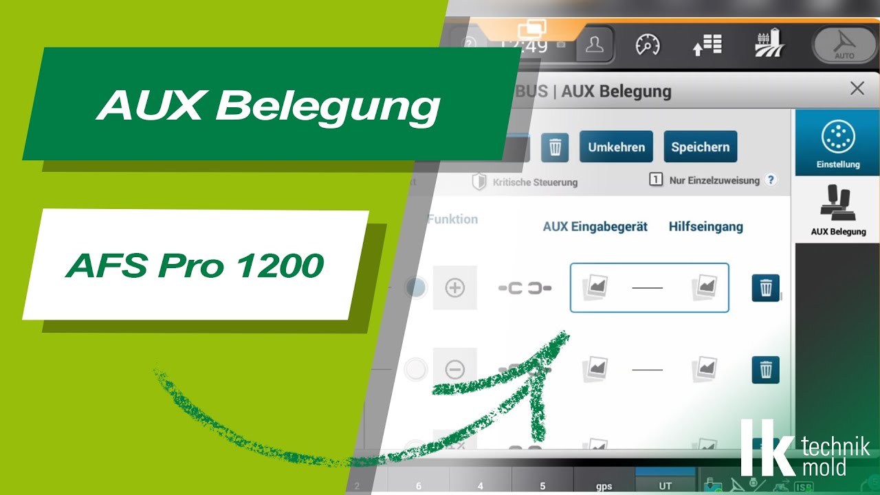 AFS PRO 1200 | Joystick mit ISOBUS Funktionen belegen