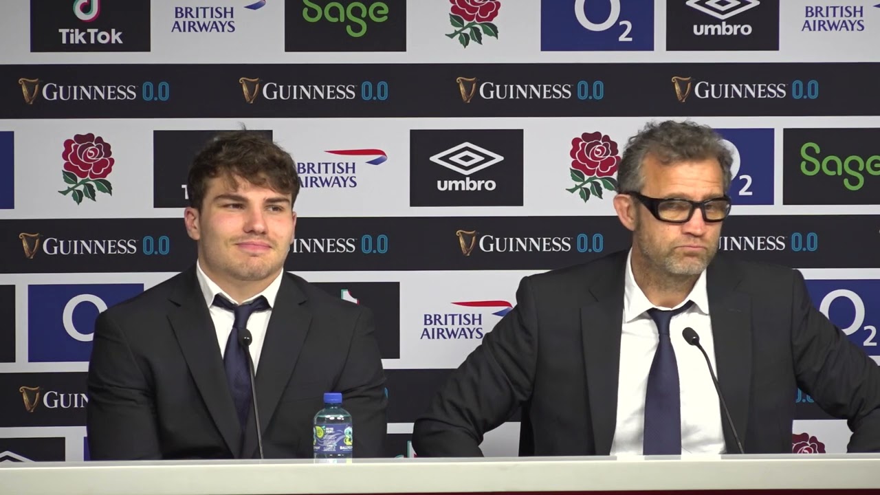 England 10-53 France: Fabien Galthié and Antoine Dupont press conference