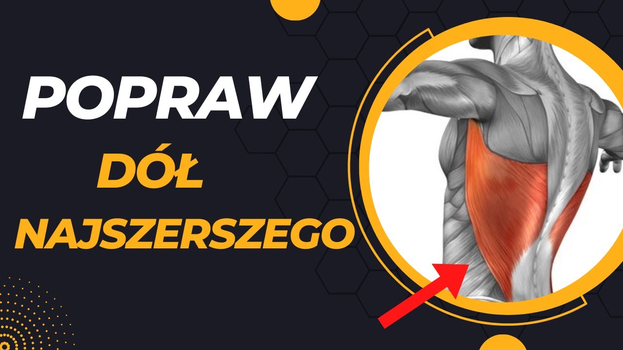 SUPER ĆWICZENIE na DÓŁ NAJSZERSZEGO GRZBIETU 💪 ŚCIĄGANIE LINKI WYCIĄGU # PULL OVER