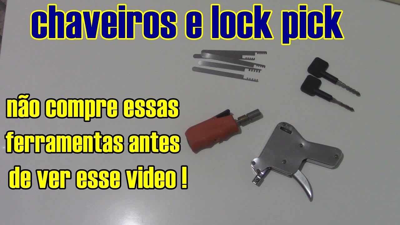 não compre essas ferramentas de chaveiro, top 4 piores ferramentas de chaveiro e lock pick