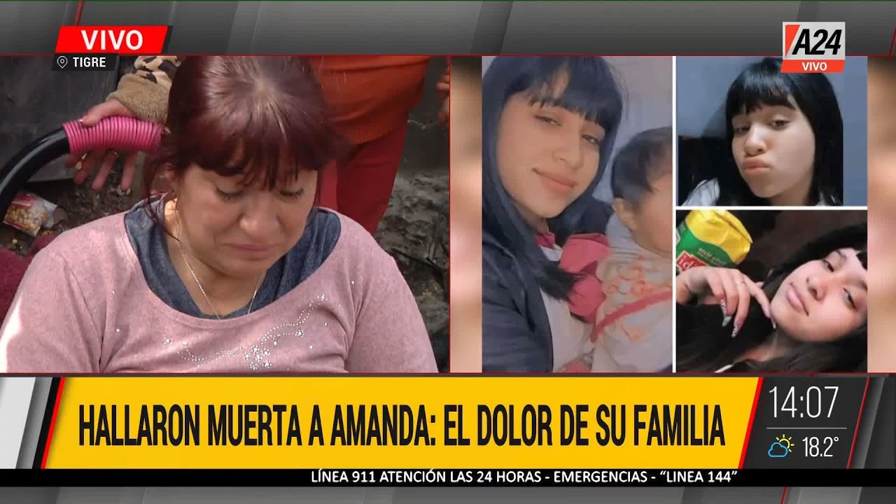 🔴 Femicidio: encontraron asesinada a Amanda Aguilar, desaparecida desde el miércoles