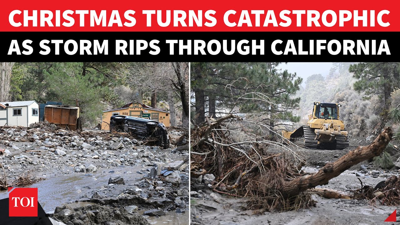 California Declares Emergency: Newsom's Shock Update, Homes Destroyed In Powerful Storm | WATCH