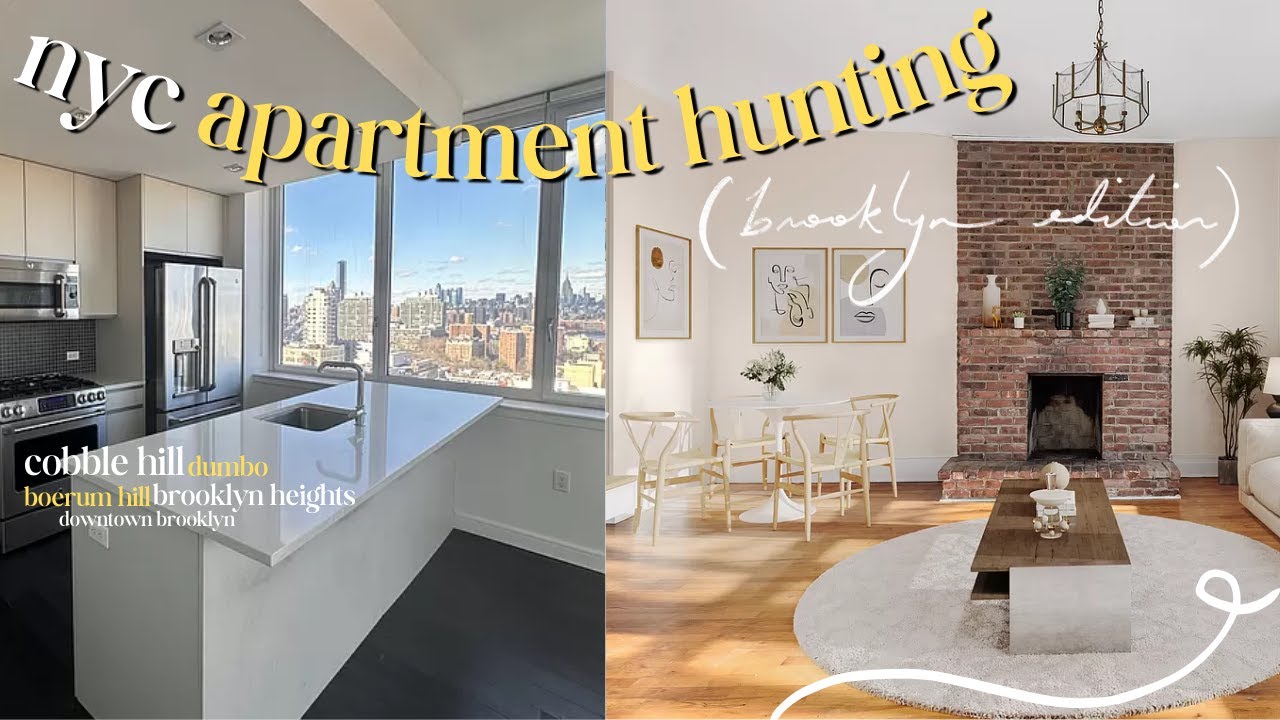 NEW YORK CITY Apartment Hunting | Cobble Hill, Downtown Brooklyn, Dumbo, BK Heights etc | w/ prices!