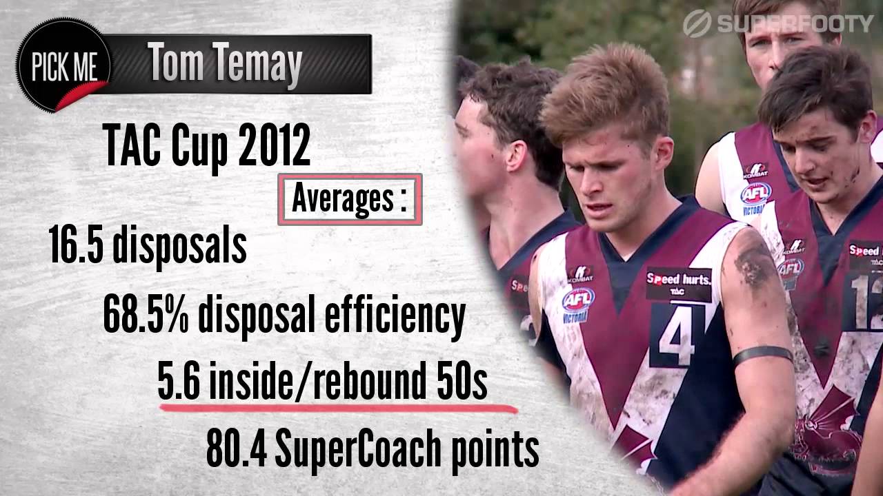 2012 AFL Draft: Pick Me - Tom Temay
