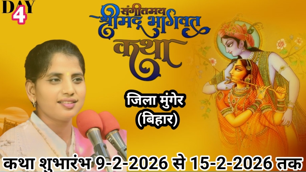 🔴Live Day4 बाबा उच्चेश्वर नाथ धाम देवघरा नोनाजी जिला मुंगेर (बिहार)दीदी मनोरमा सिंह यादव शास्त्री जी
