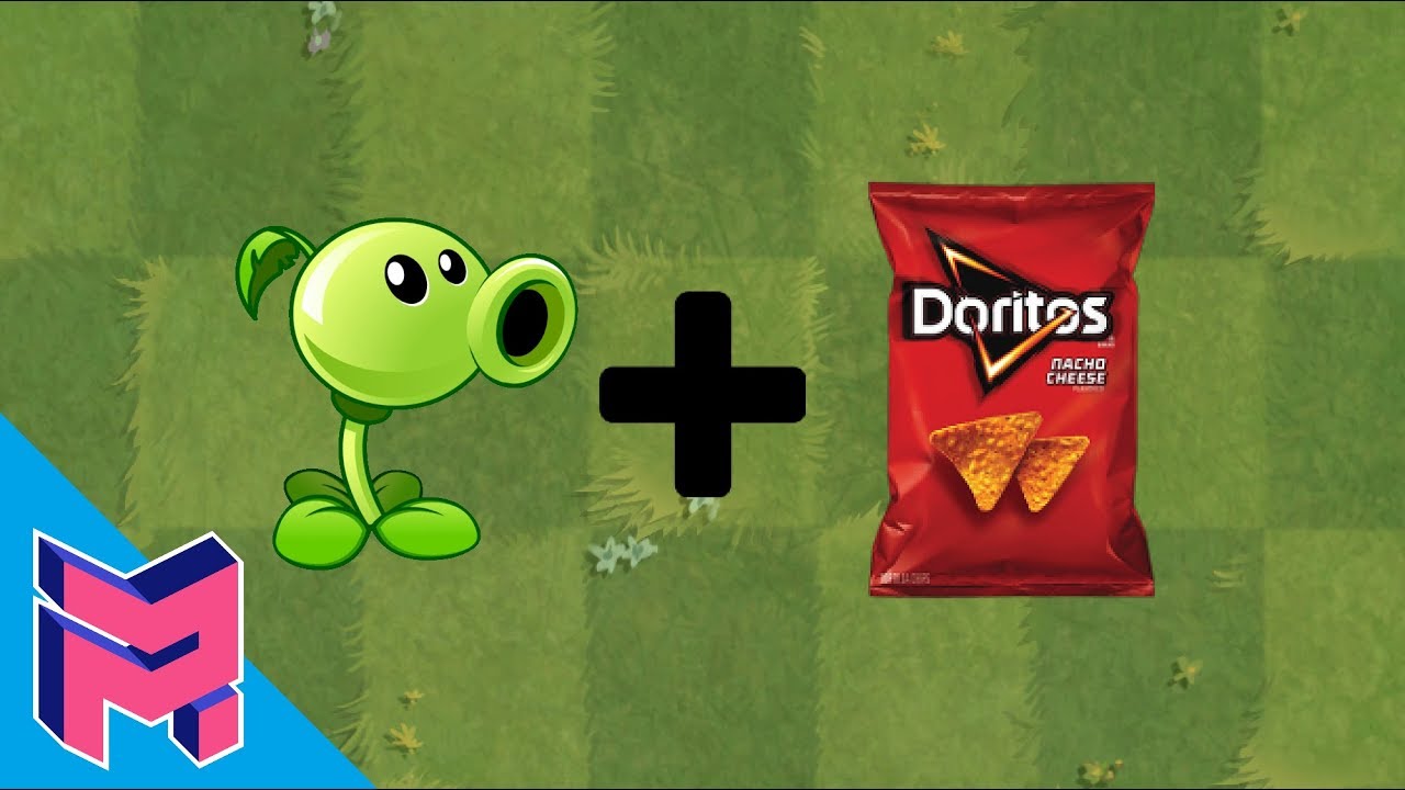 Plants vs Zombies Fusion Hack Animation ( Peashooter + Doritos )