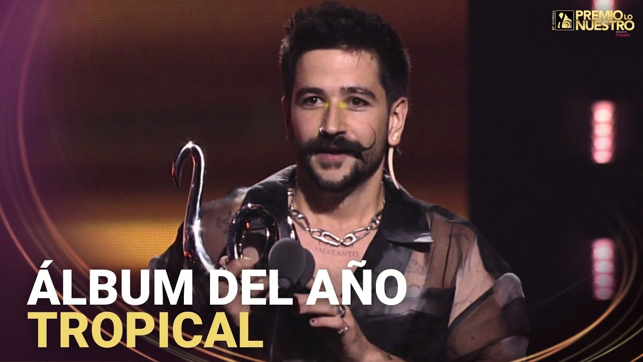 Camilo en Premio Lo Nuestro 2025: el colombiano se lleva el &Aacute;lbum del A&ntilde;o Tropical por 'Cuatro'