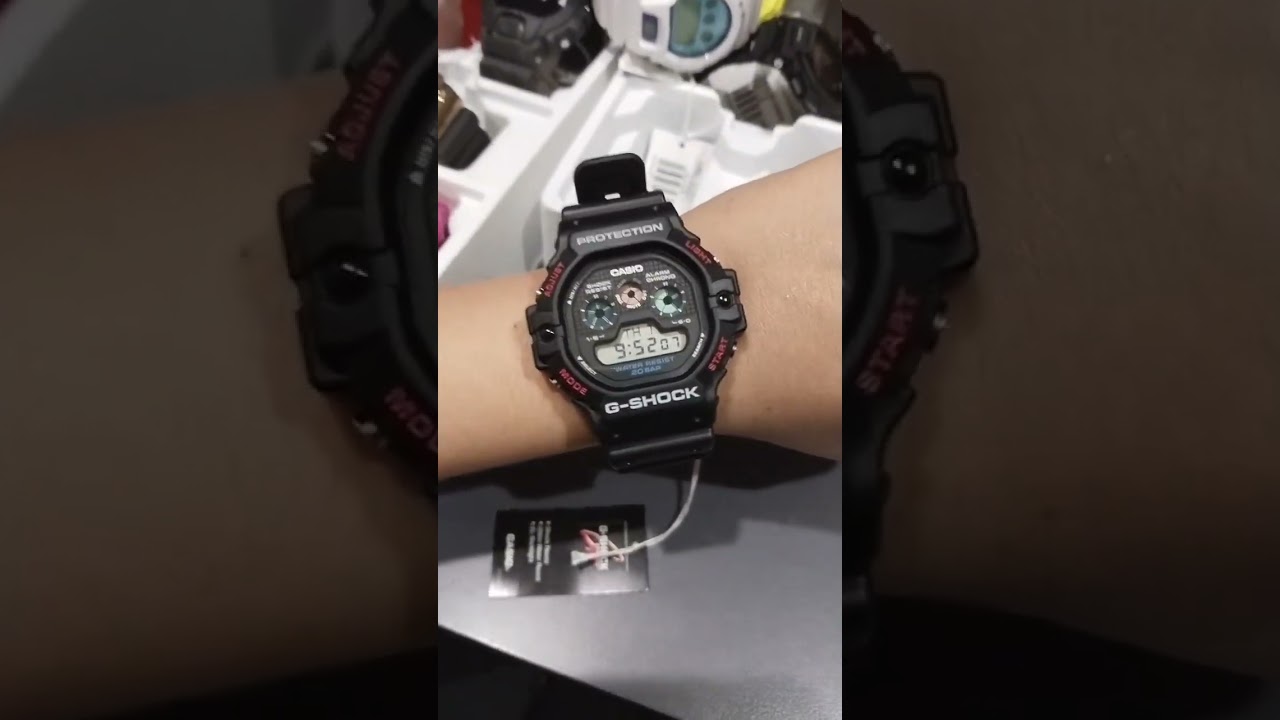 Hey Boy G-Shock DW-5900-1 on hand look