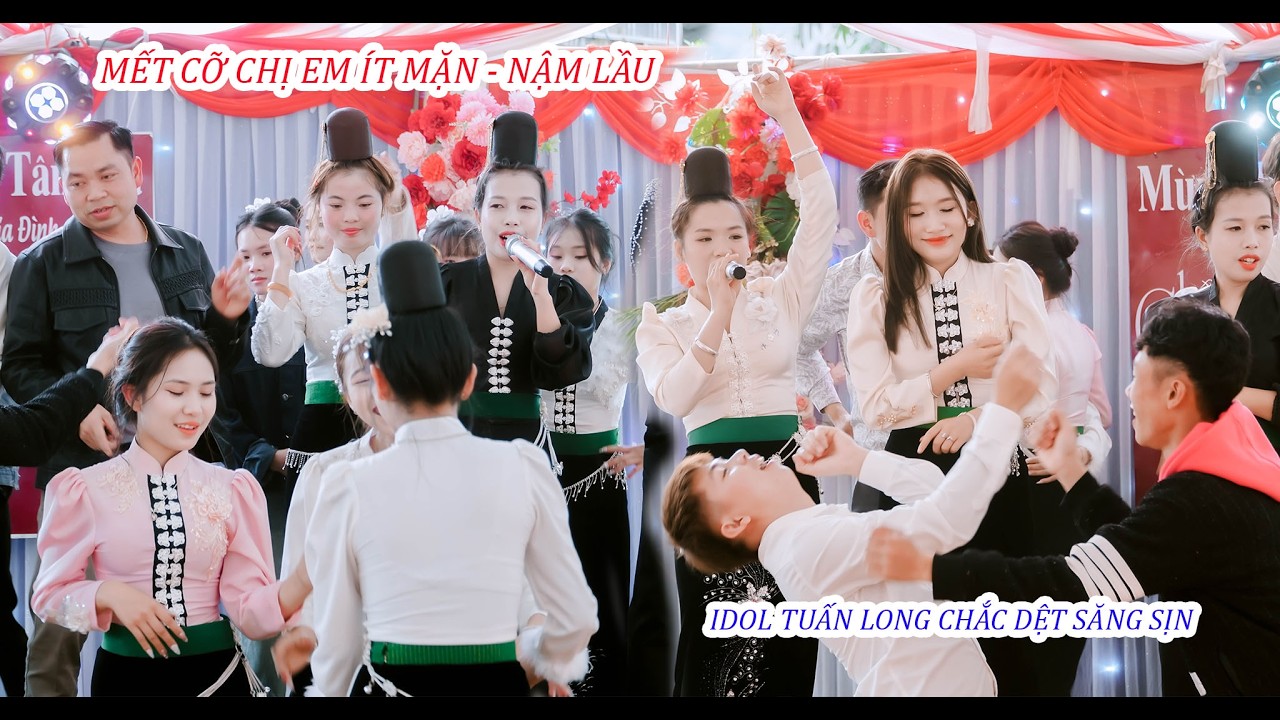 CHỊ EM BẢN ÍT MẶN - XÃ NẬM LẦU QUẨY CỰC CĂNG TẠI LỄ MỪNG TÂN GIA [[ ANH CHỊ: CHIÊNG VẤN ]]