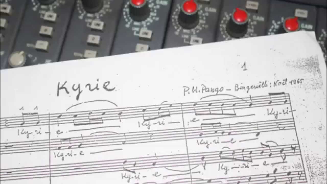 Kyrie Eleison, de l'Abbé Pierre Michel Pango