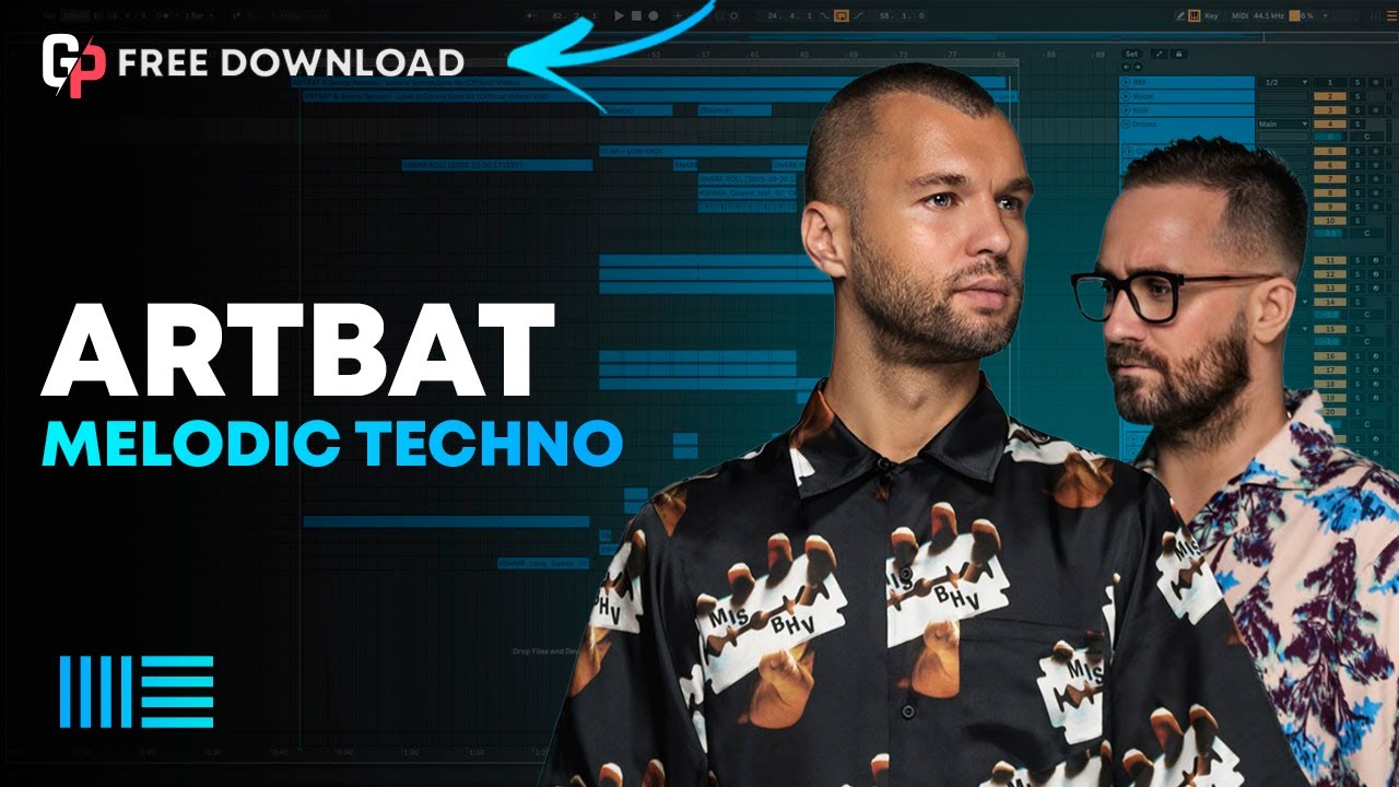 Melodic Techno Like ARTBAT  - Love Is Gonna Save Us  – FREE ALS Download (Ableton Live Template)
