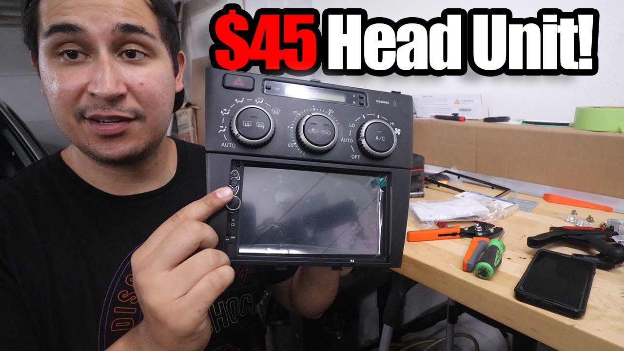Installing the CHEAPEST Amazon head unit in my IS300