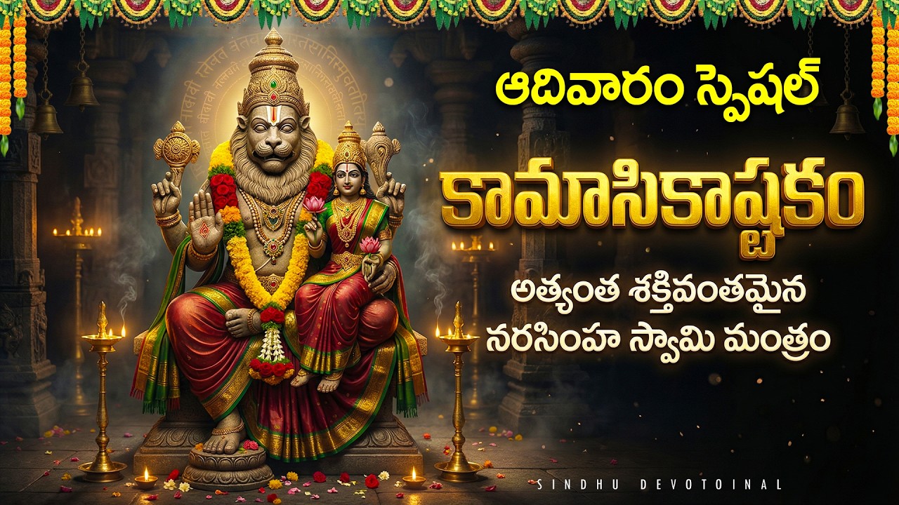 శ్రీ నరసింహ కమాసికాష్టకం | Narasimha Kamasikashtakam | Powerful Lakshmi Narasimha Devotional Songs