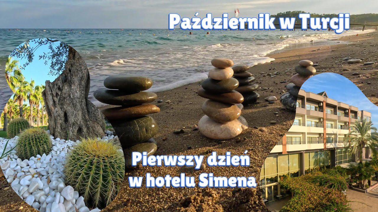 Październik w Turcji! Zwiedzamy hotel Simena, plażę i sprawdzamy, co podają w restauracji hotelowej!