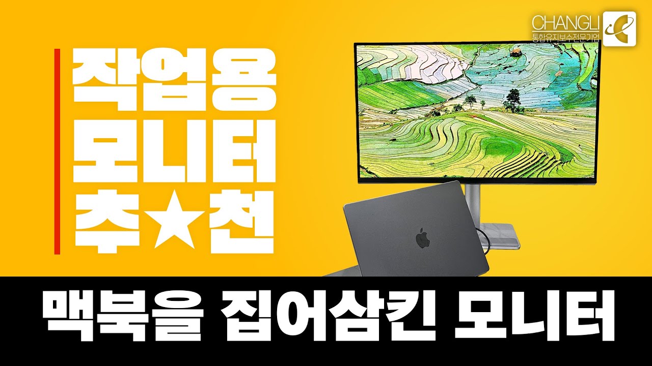 맥북 작업용 모니터? 아무거나 쓰면 안되는 이유!