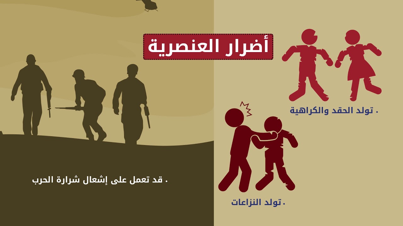تصميم فيديو عن العنصرية