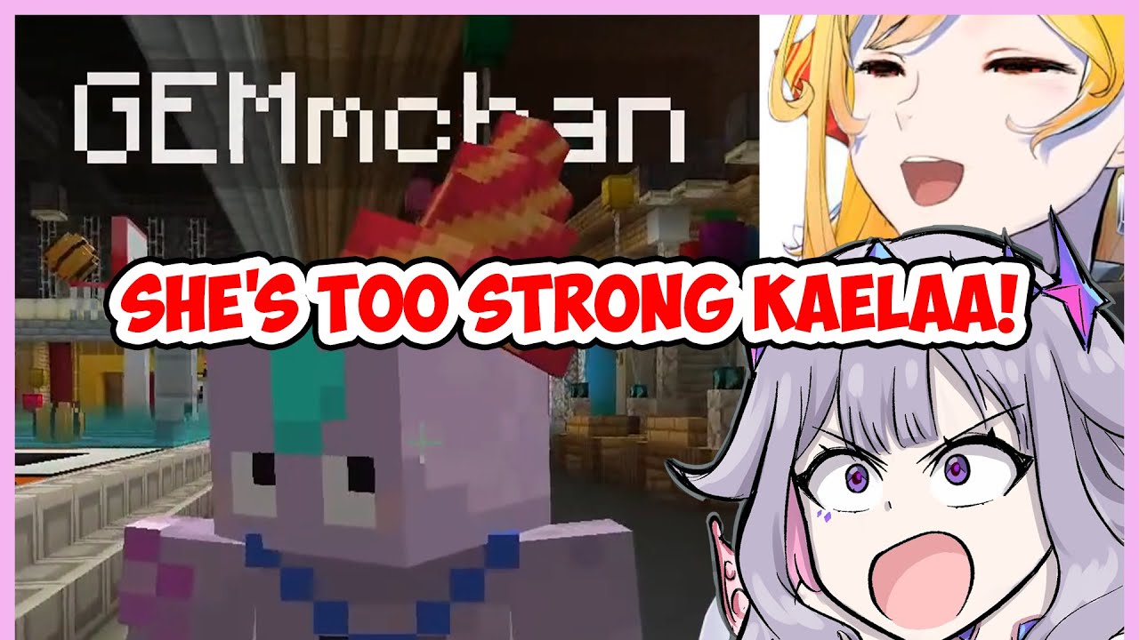 Even Biboo and Kaela can't beat her manager in the games [Grindstone/HololiveEN]
