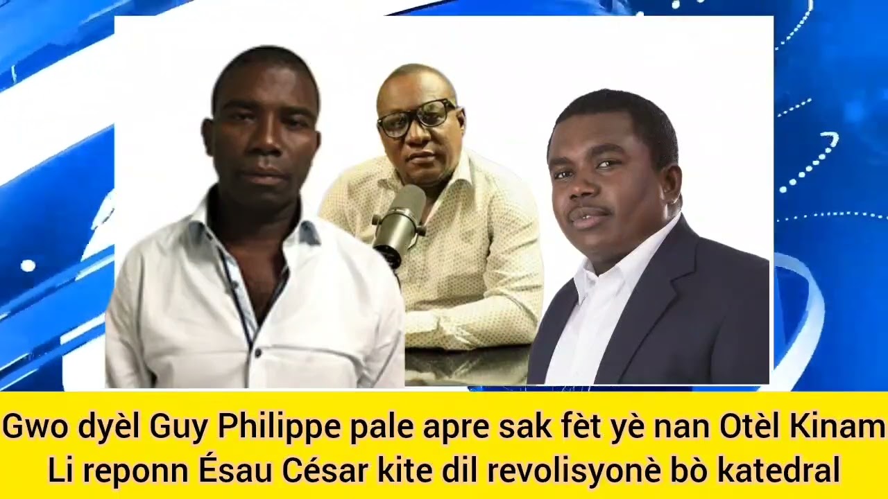 Guy Philippe foure pyel nn tchaka,li reponn Esau César.Li fè gwo revelasyon sou revokasyon an.Tande 