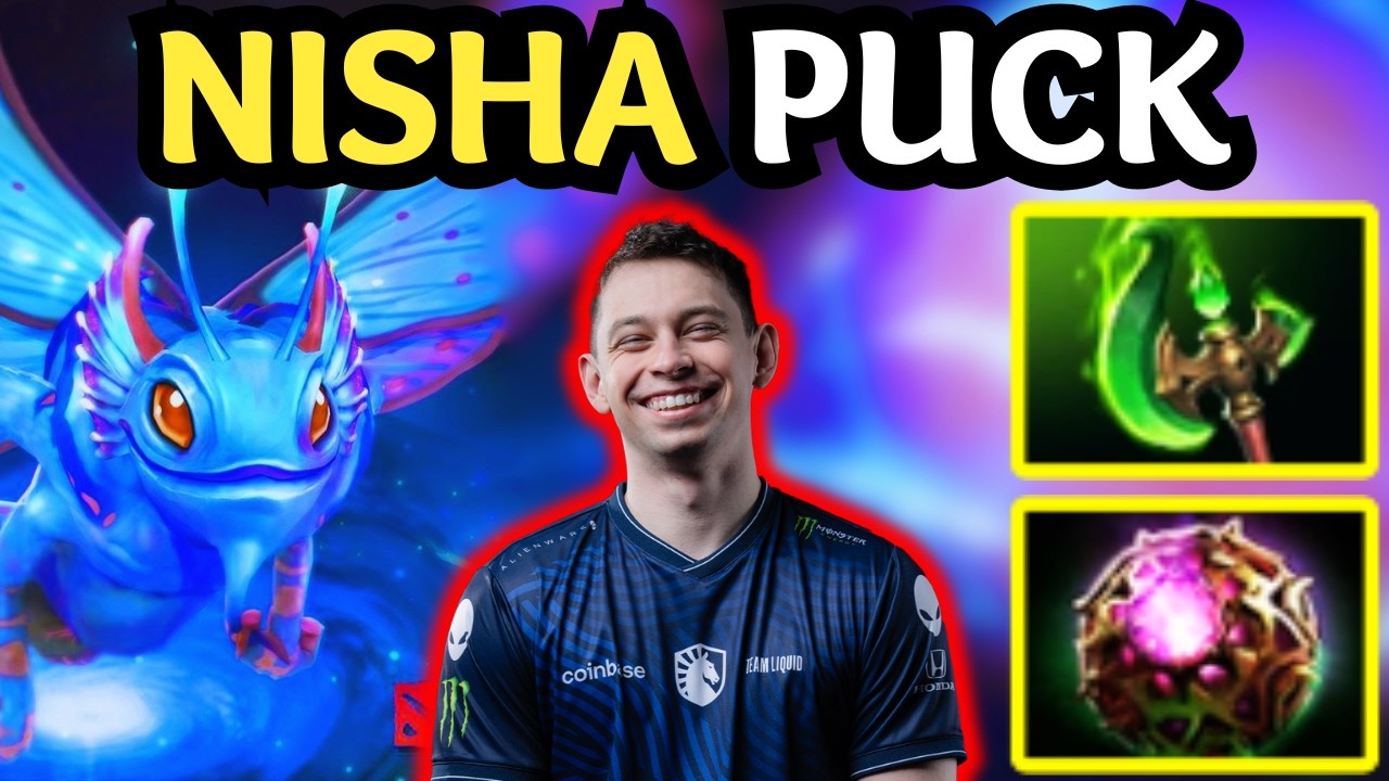 🔥 INSANE Puck Gameplay &mdash; Nisha Full Control 🔥 Dota 2 Mid