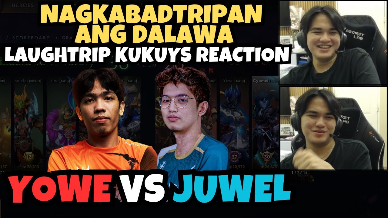 YOWE AT JUWEL SUMABOG AT NAGKA-BADTRIPAN DAHIL SA PUSTAHAN | LAUGHTRIP REACTION NG KUKUYS