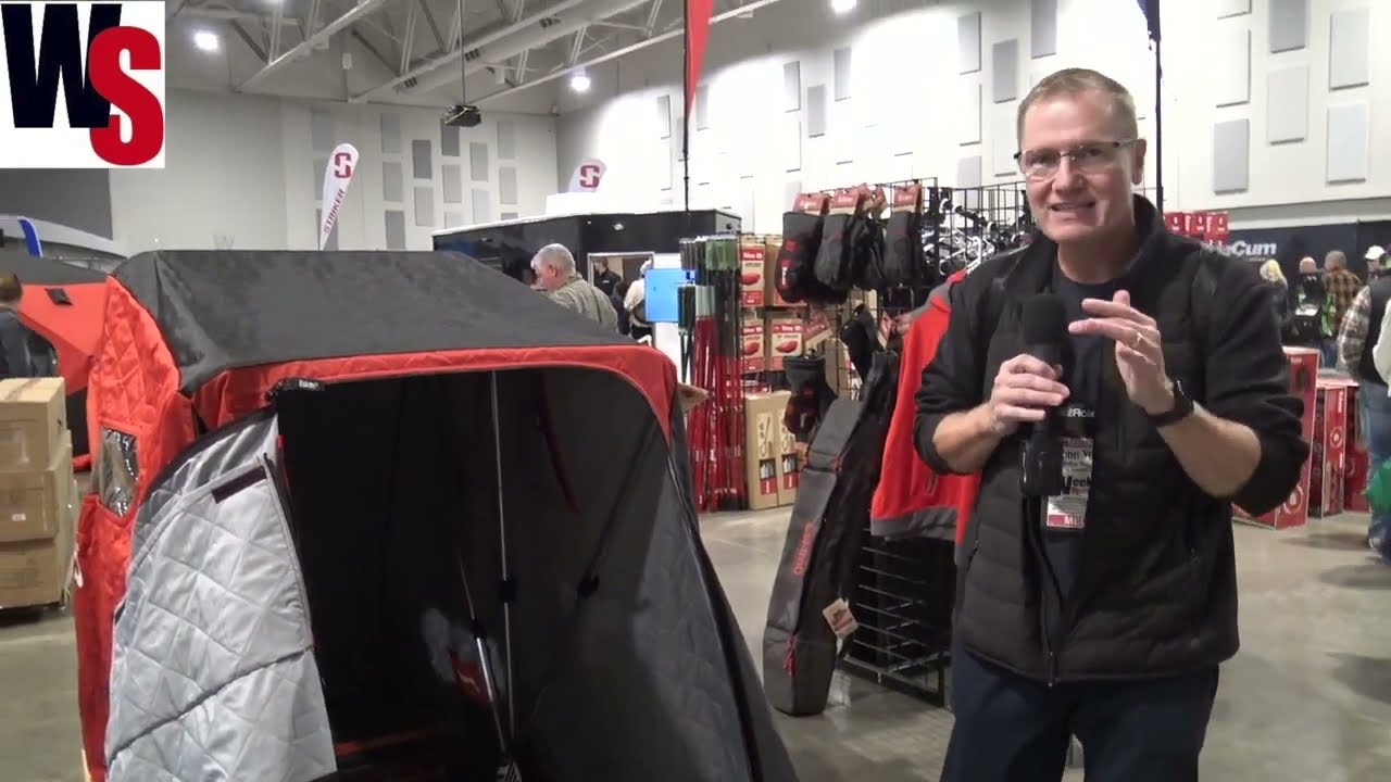 How Much Room Is There? Eskimo Wide 1 Inferno Flip Over Ice Fishing Shelter