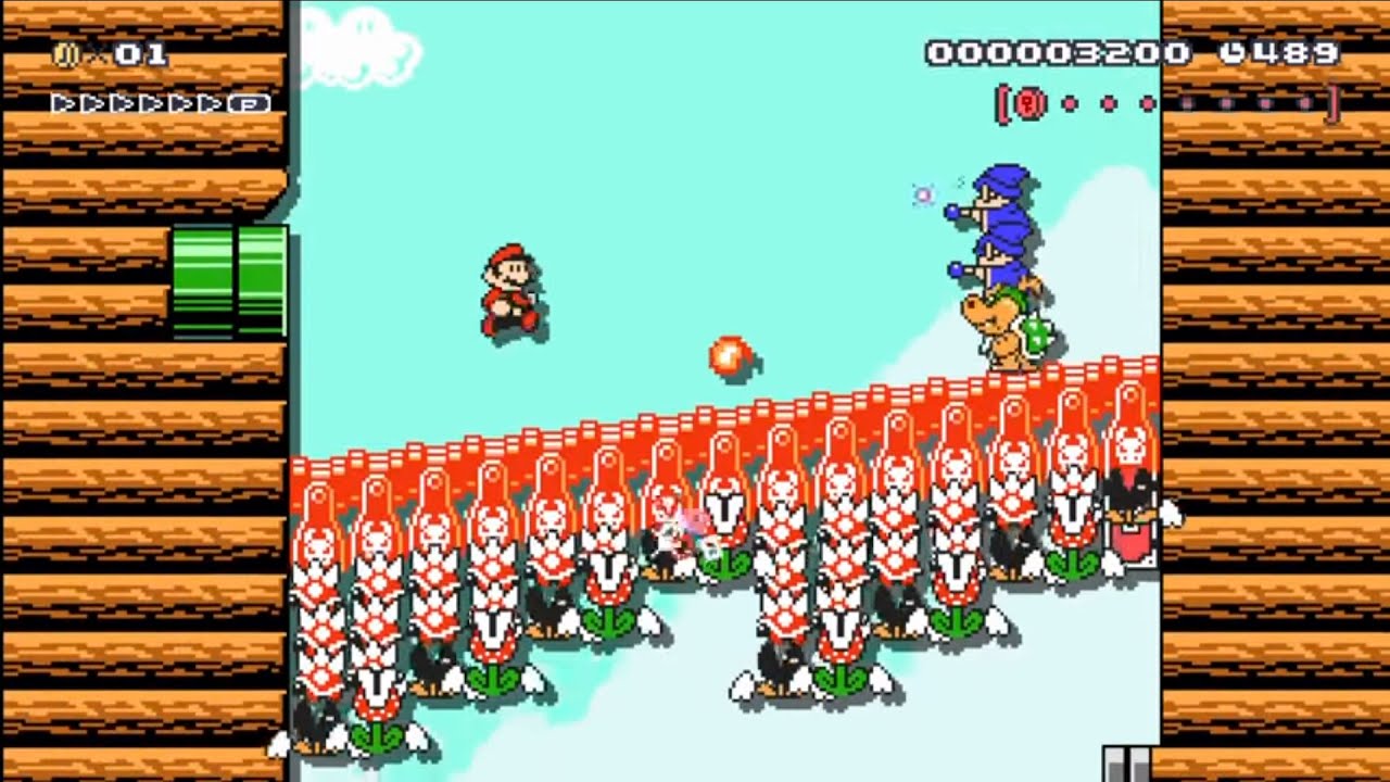 SMB3 Boss Rush by Adell 一SUPER MARIO MAKER一 No Commentary 1AJ