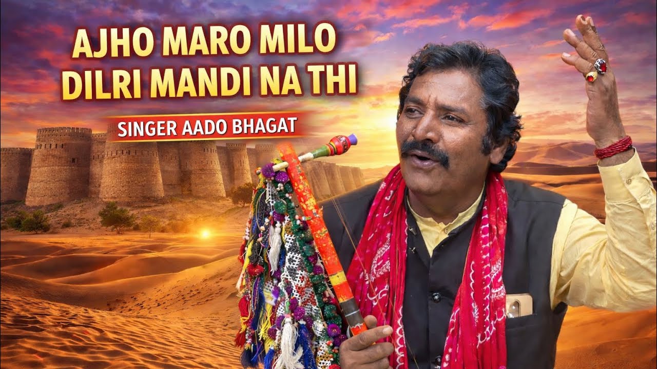 Ajho maro milo dilri mandi na thi songer aado bhagat cholistani foik artist