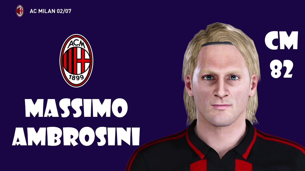 Massimo Ambrosini  eFootball PES Face Build Stats (Milan)