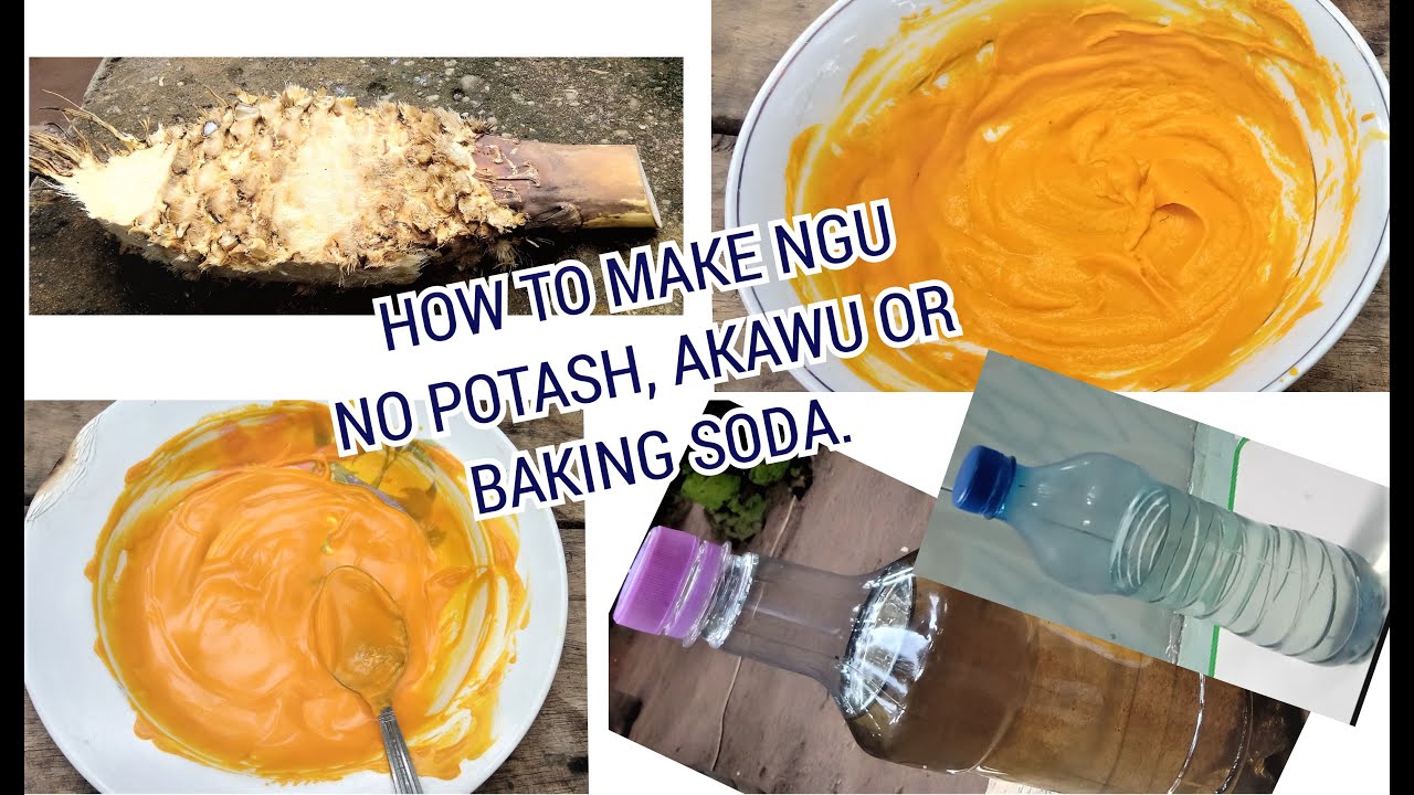 HOW TO MAKE NGU FOR ABACHA, NKWOBI, ISIEWU. COMPLETE STEPS ON HOW TO MAKE   NGU AT HOME NO POTASH.