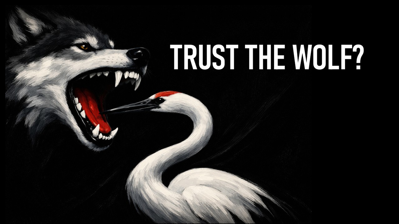 The Wolf and the Crane - A Dark Jazz Fable About Debt, Trust & Power