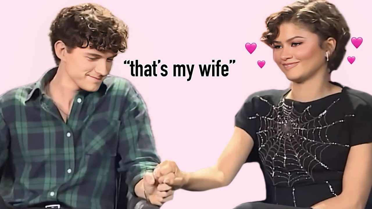 Tom Holland и Zendaya ведут себя как муж и жена 10 минут подряд