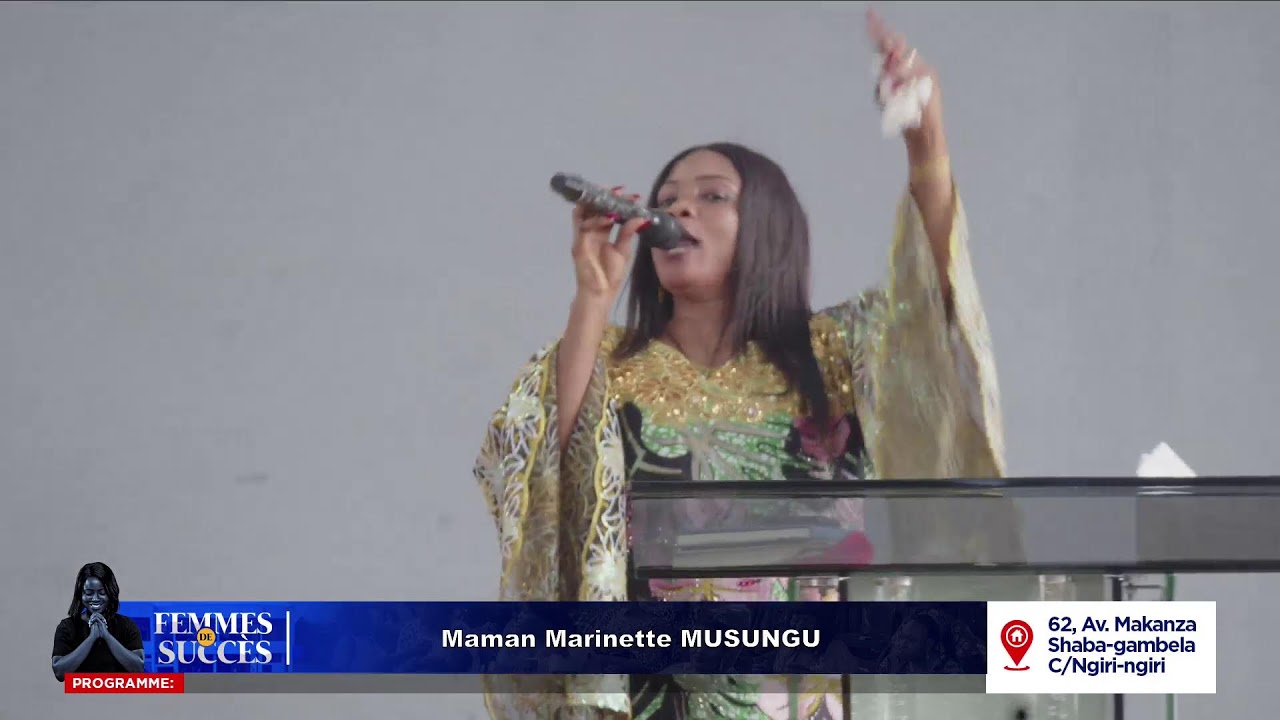 CHAINE DE PRIERE DES MAMANS FEMMES DE SUCCES ll MAMAN MARINETTE MUSUNGU II LUNDI 09.03.2026