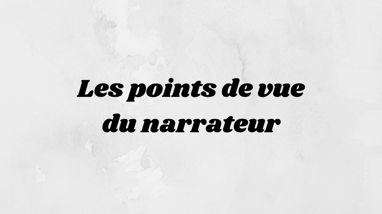 Les points de vue