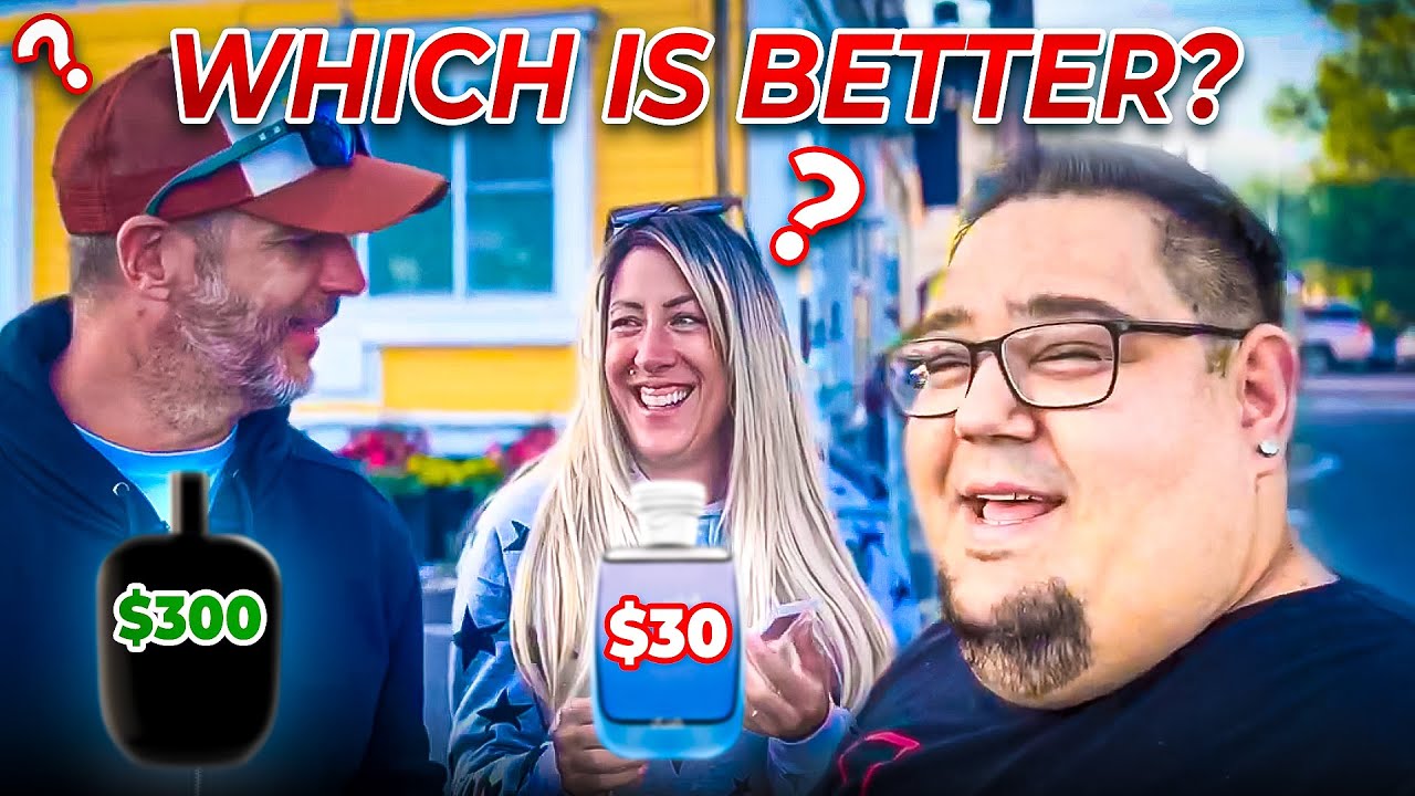 $30 vs $300 Cologne – Which Smells Better? 😱 Public Reaction!