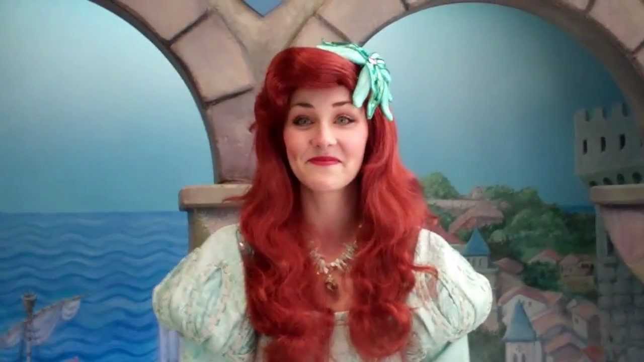 Ursula visits Ariel at Princess Fantasy Faire
